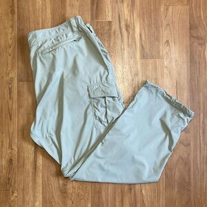 Duluth Trading Co Men's Light brown Nylon Convertible Zip off Cargo Pants